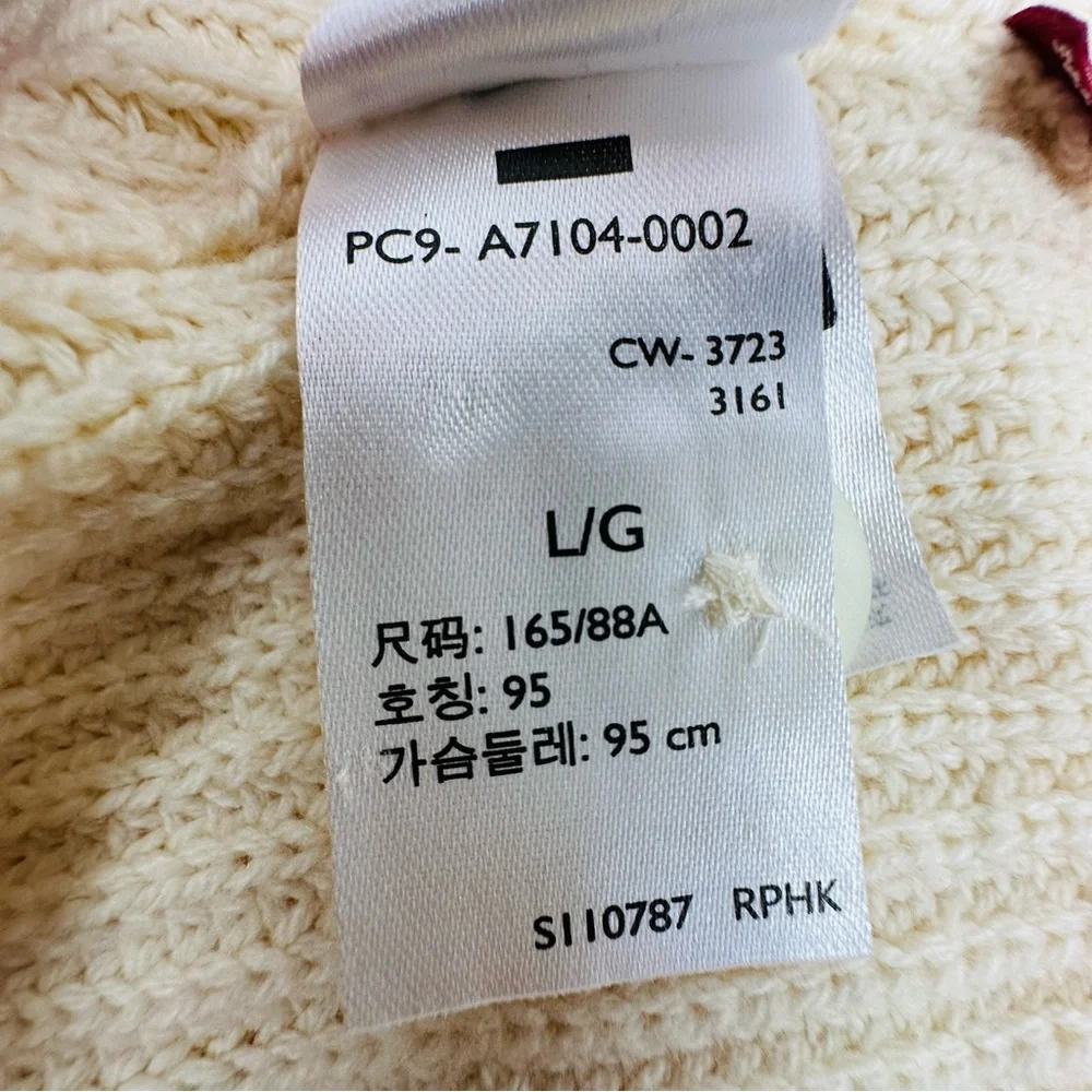 Levi’s Women’s size Large Cream Cyrus Button Down Cardigan Sweater